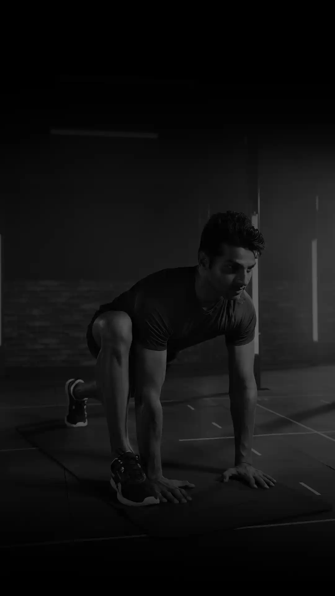 Athlete silhouette